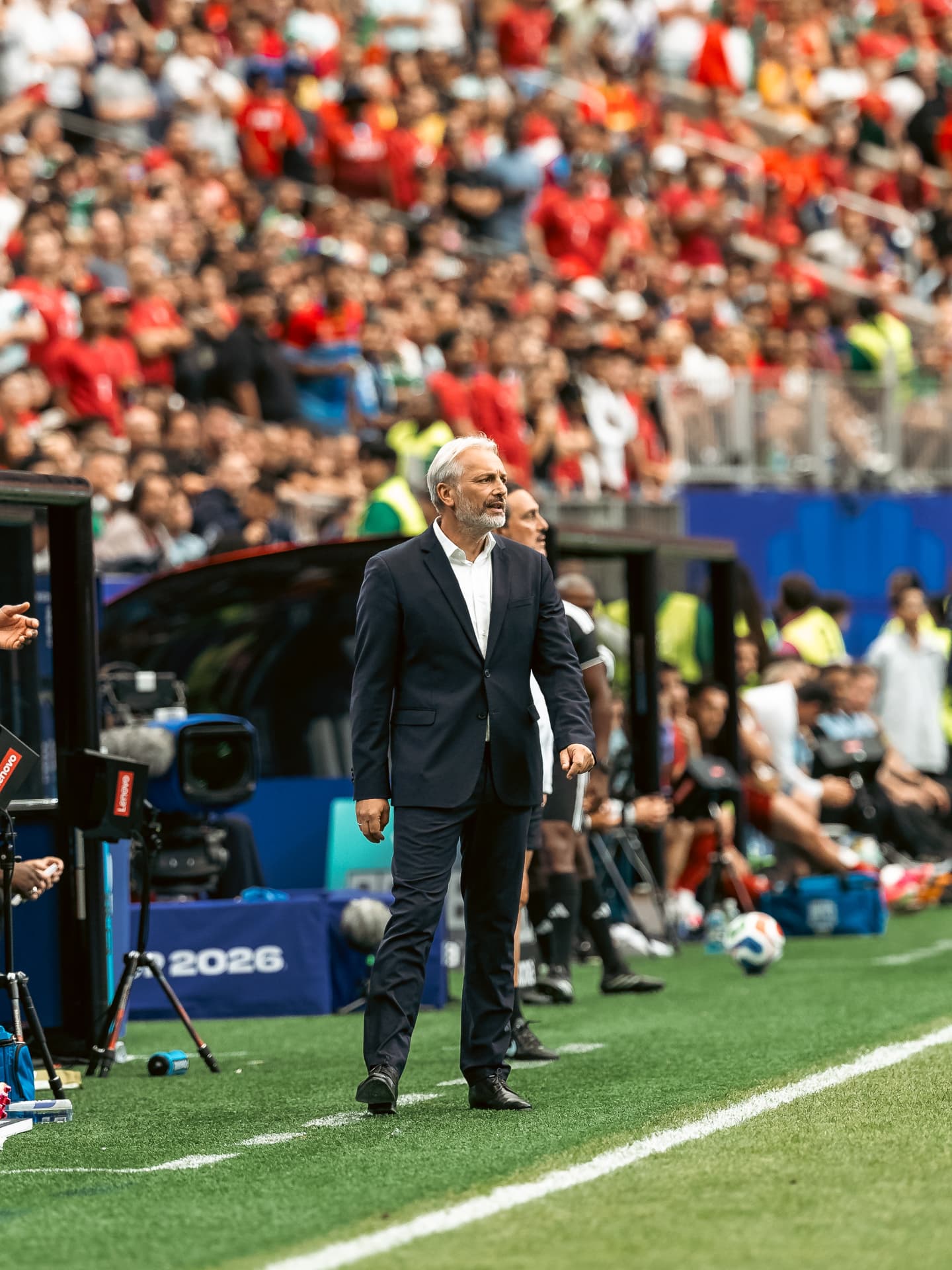 Sébastien Desabre lors d'un match de la RD Congo (2)